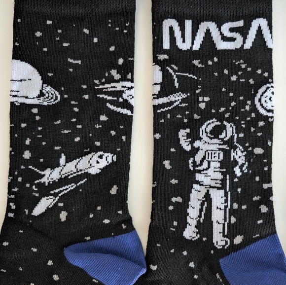 You Are My Universe & NASA Crew Socks Bundle UNISEX 7-12 Astronaut Space NIB - Picture 13 of 13